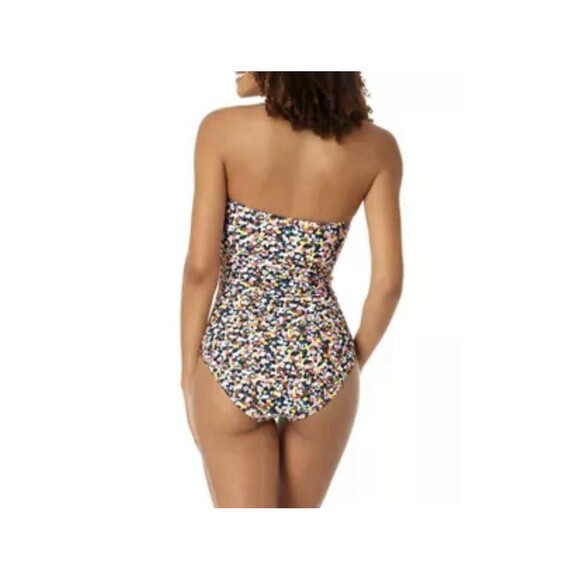 Anne Cole Confetti Me Bandeau One Piece Swimsuit Sz 12 New - Picture 3 of 11